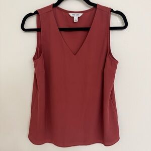 Nine West Women's Sleeveless Top - Rust Size Small